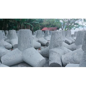 Cetakan Tetrapod Menjadi Pilihan Utama Proyek Perlindungan Pantai